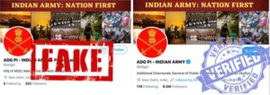 Indian Army cautions against fake Emblem, Insignia used on social media to spread propaganda – Indian Defence Research Wing