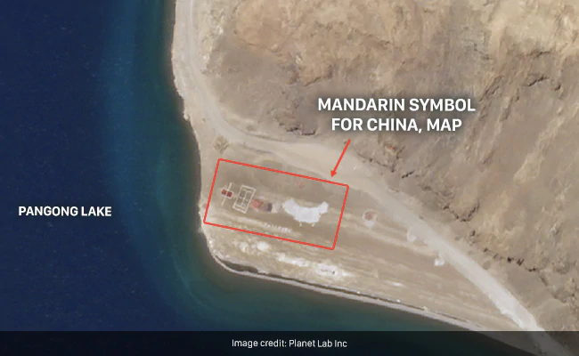 Chinese Inscribe Huge Symbol, Map Onto Disputed Territory In Pangong – Indian Defence Research Wing