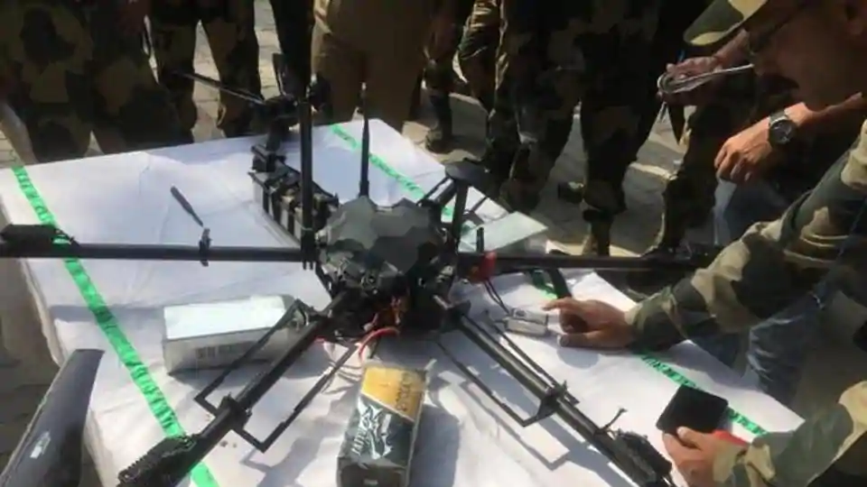 Pak drone carrying weapons shot down at LoC – Indian Defence Research Wing