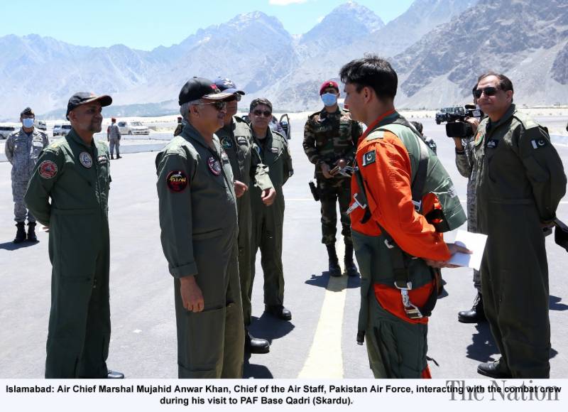 PAF chief visits air base in PoK – Indian Defence Research Wing