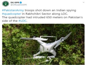 Pakistan Army Claims Shooting Down Indian ‘Spying Quadcopter’ along LoC – Indian Defence Research Wing