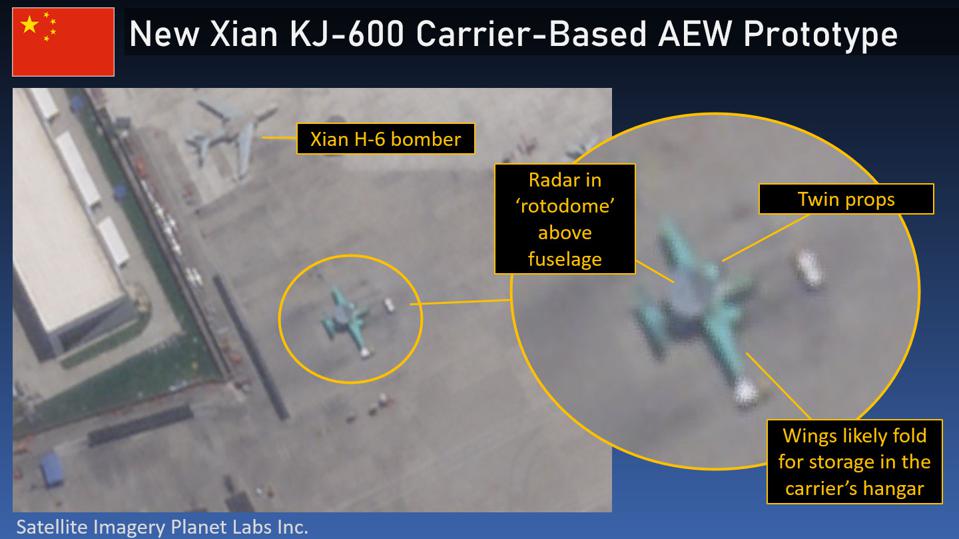 First Image Of China’s New Carrier-Based AEW Plane – Indian Defence Research Wing