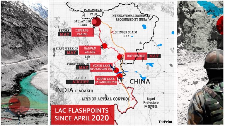 5 maps that tell you all you want to know about India vs China in Ladakh – Indian Defence Research Wing