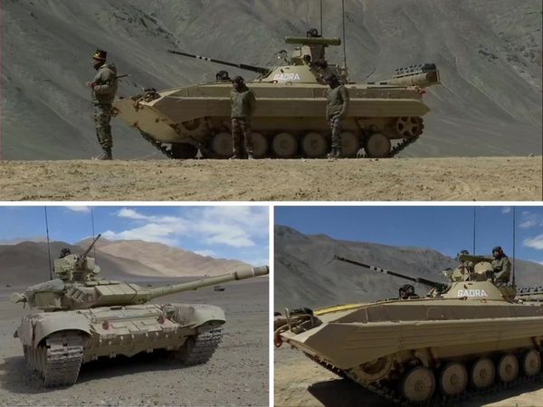 India deploys T-72, T-90 tanks in eastern Ladakh's Chumar-Demchok area to  counter China – Defence News of India - Defence News of India