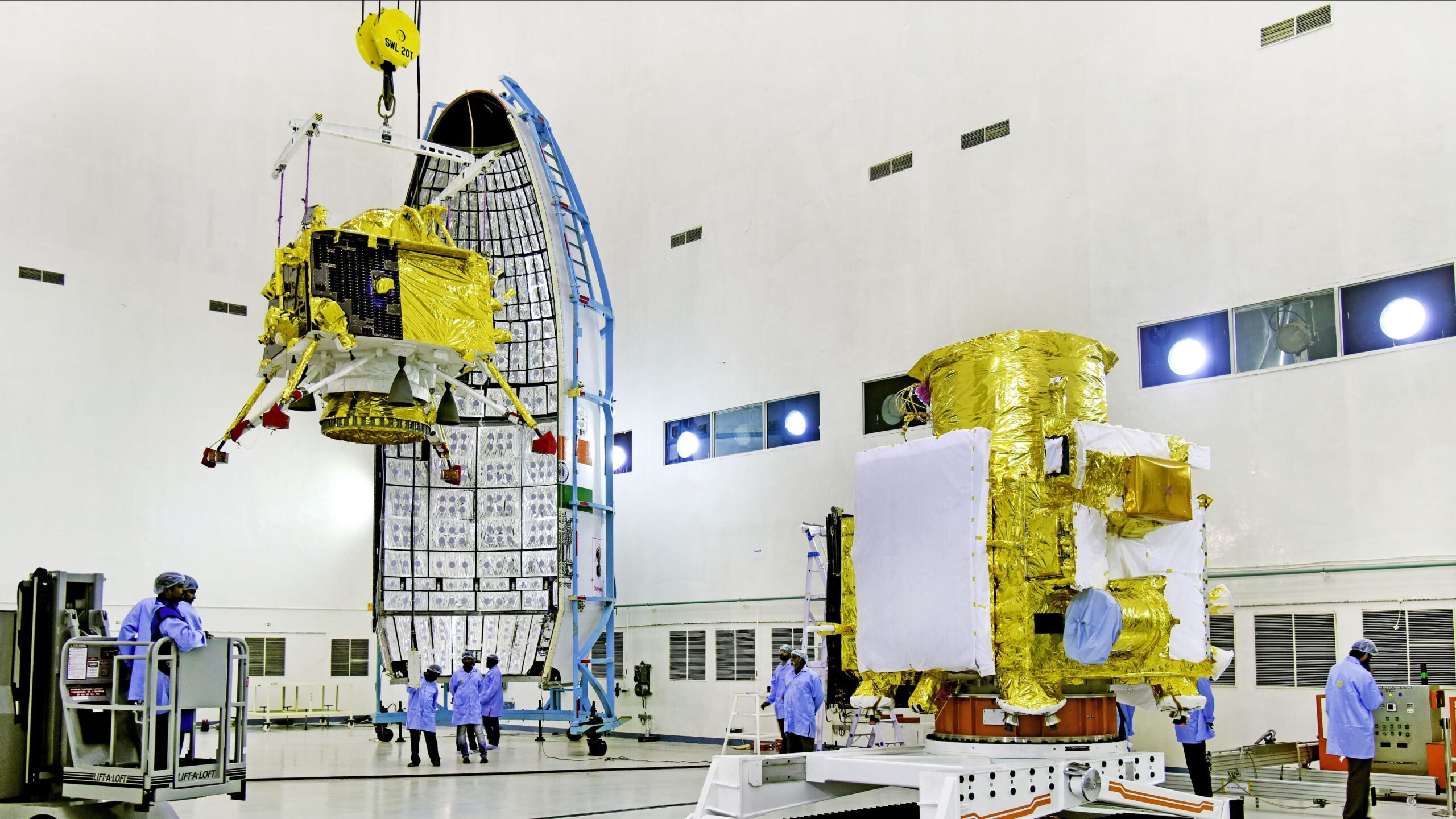 No 5th engine on lander – Indian Defence Research Wing