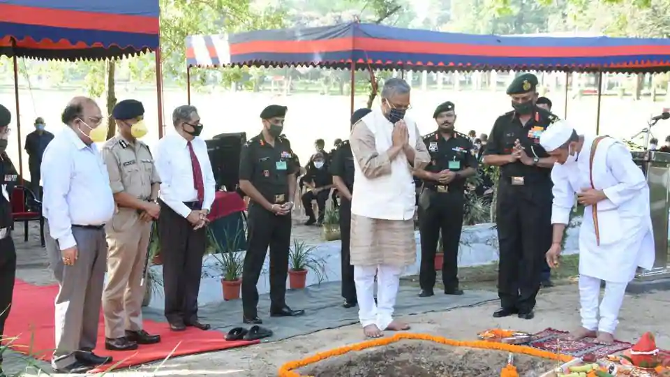 Rajnath Singh lays foundation for 2 underpasses at Indian Military Academy in Dehradun – Indian Defence Research Wing