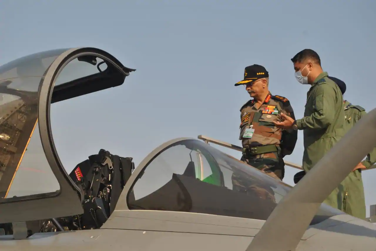 Chief of Army Staff visited the Ambala Air Force base and lauded the synergy amongst the two forces. – Indian Defence Research Wing