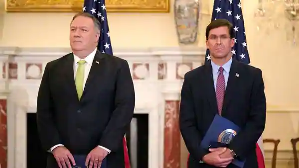 Mike Pompeo, Mark Esper to push Trump’s anti-China message in India – Indian Defence Research Wing