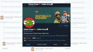 Chinar Corps Twitter handle has a ‘visibility’ problem, Army takes up issue – Indian Defence Research Wing