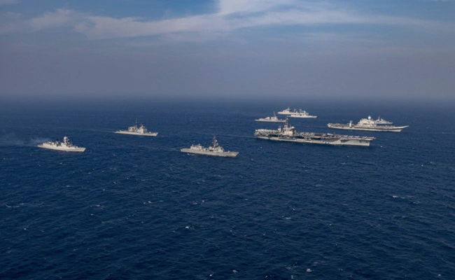 Navy On Malabar Exercise – Indian Defence Research Wing