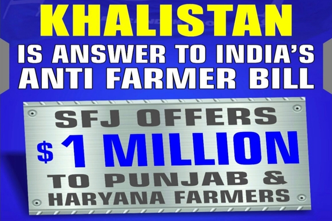 SFJ now announces $1 mn grant to farmers for Khalistan support – Indian Defence Research Wing