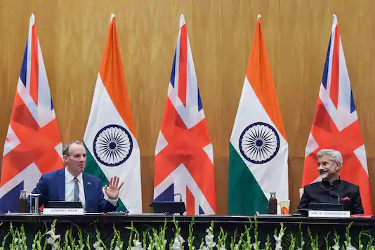 British Foreign Secretary Raab – Indian Defence Research Wing
