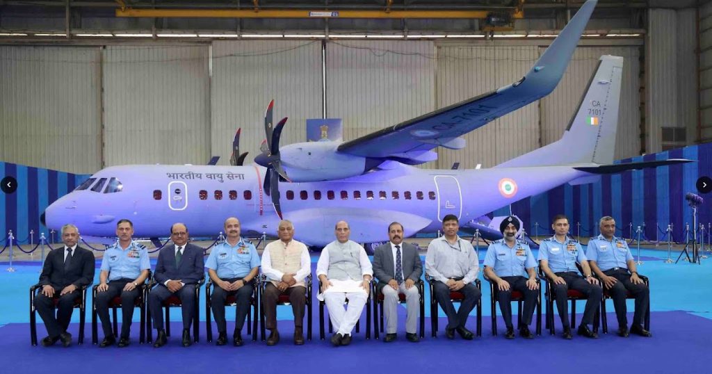 The first C-295 medium transport aircraft is inducted into the IAF - Broadsword by Ajai Shukla